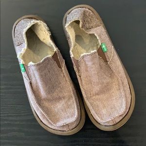 Men’s Sanuk moccasins size 8